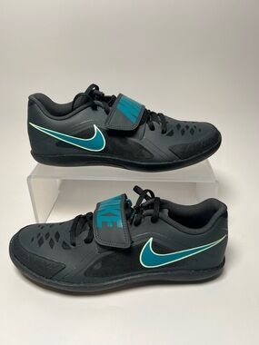 Nike Zoom Rival SD 2 Black Blue Throwing Shoes Men’s 8.5/Women’s 10 FZ9665-001